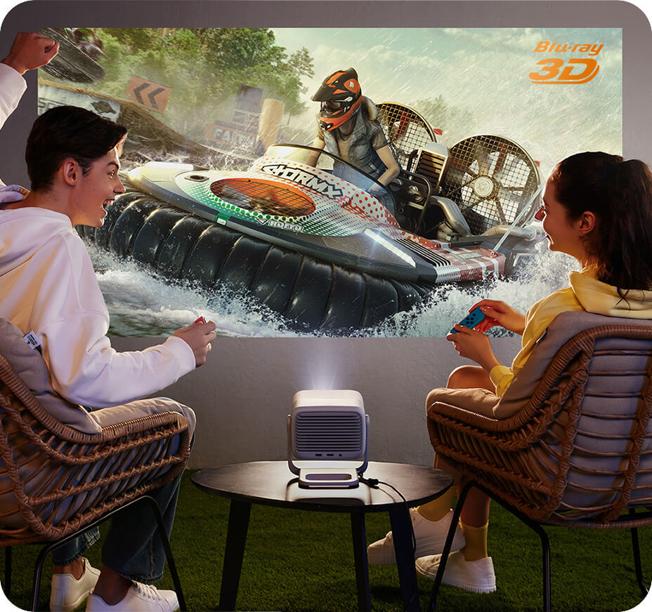 Projektor JMGO N1s Mini odległość 